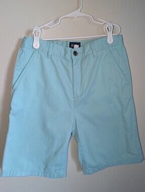 The Children's Place New Aqua Blue Chino Shorts Size 14 Runs Small
